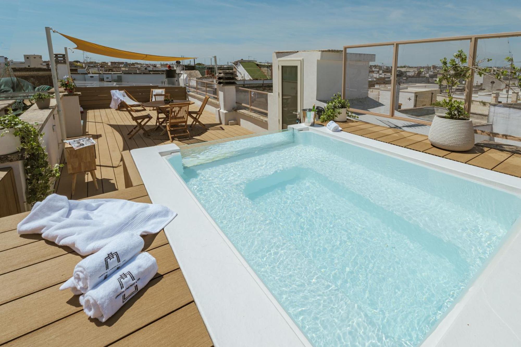 מסניה Guaceto Apartment Luxury Property With Private Pool On The Terrace מראה חיצוני תמונה